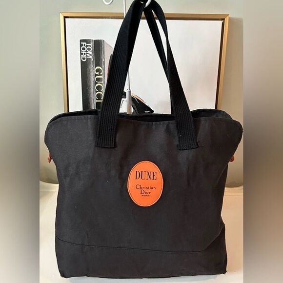 Authentic Christian Dior Tote Bag Large Tote Shoulder bag - Picture 7 of 8